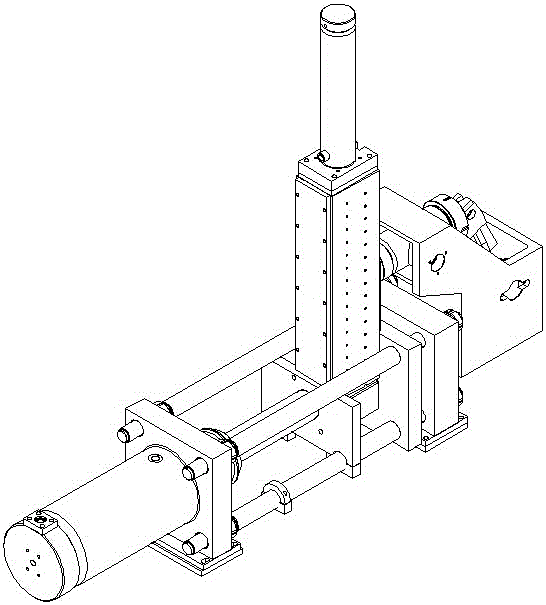 Scrap briquetting press discharging mechanism without gate and scrap briquetting press including the same