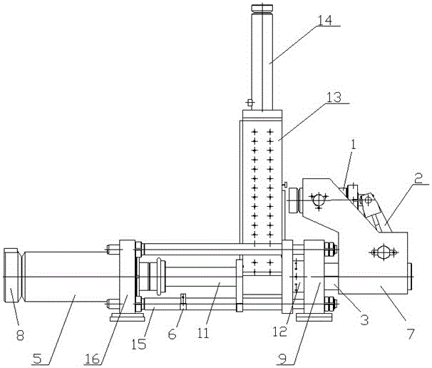 Scrap briquetting press discharging mechanism without gate and scrap briquetting press including the same