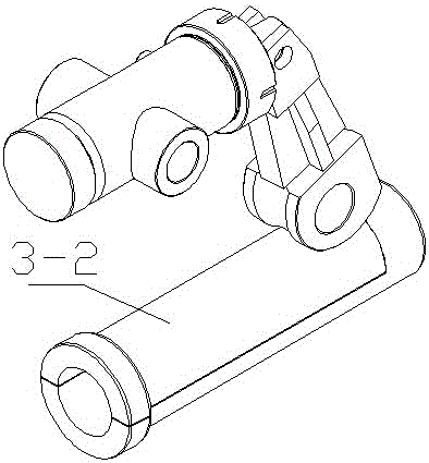 Scrap briquetting press discharging mechanism without gate and scrap briquetting press including the same