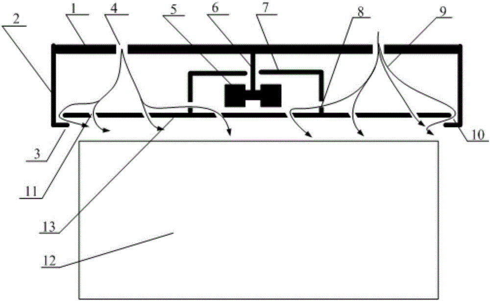 Double-layer wall outer circle structure of gas turbine