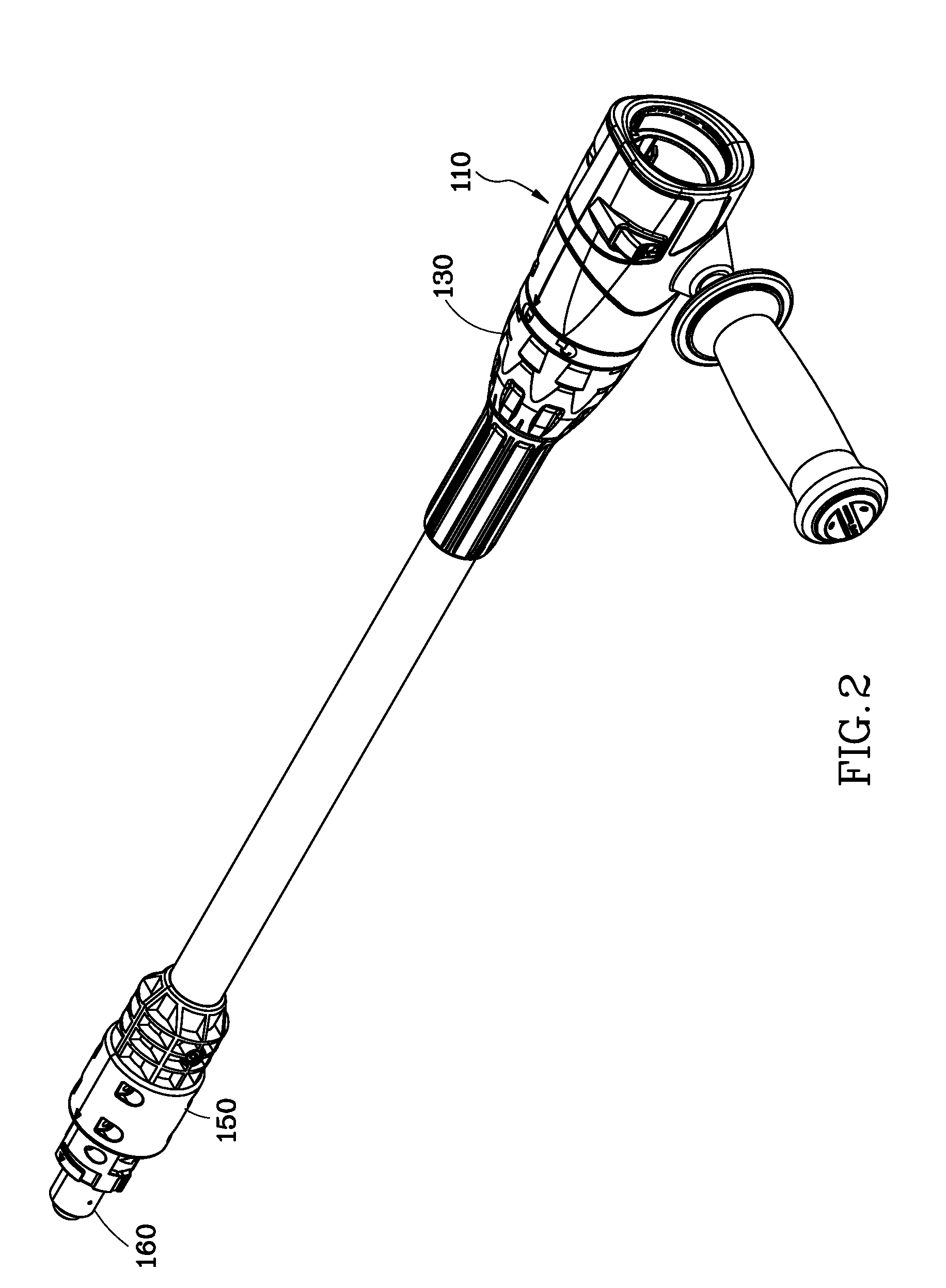 Transmission extension adapter for power hand tool