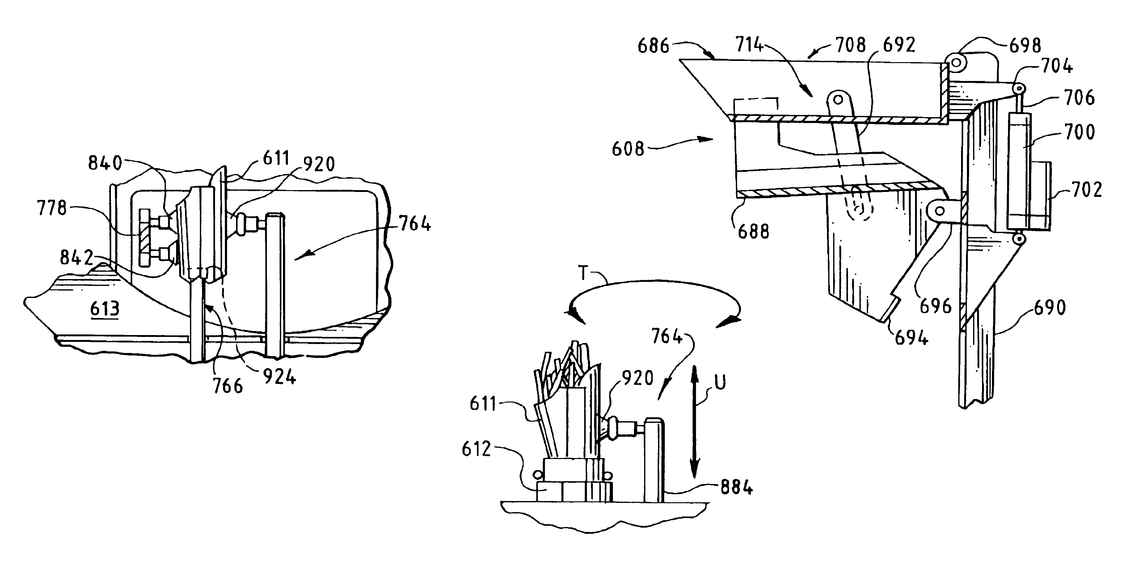 Automated system and method for handling food containers