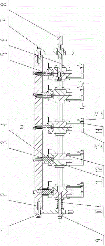 Bolt taking template mechanism