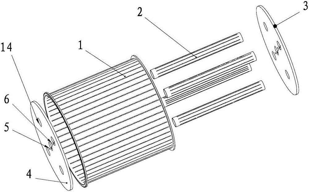 Composite filter drum filter