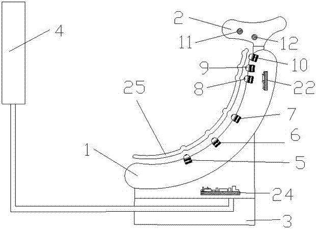 A diagnostic system based on an intelligent health care chair and its control method