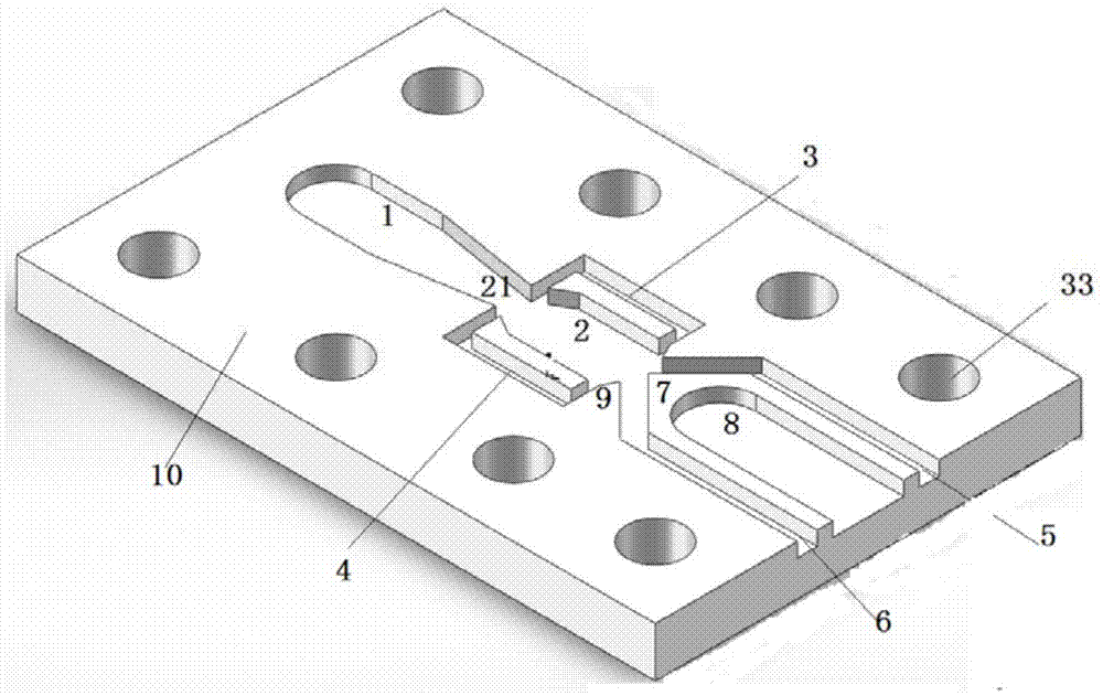 Self-oscillation gas jet auxiliary atomization device