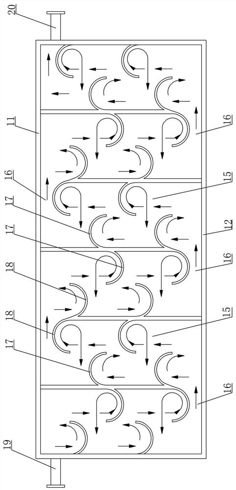 Unpowered vortex flocculation device