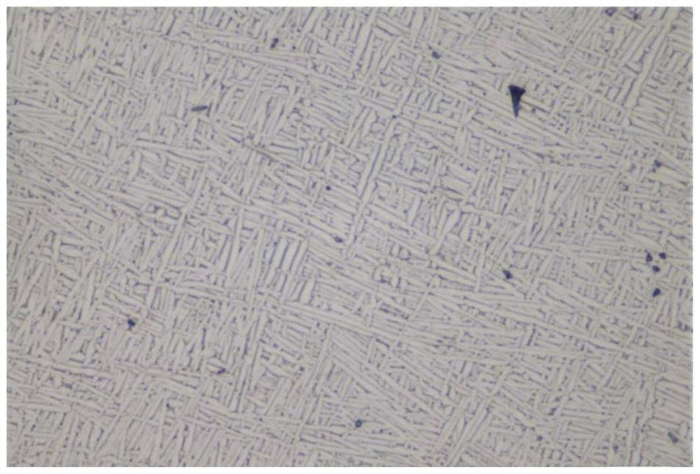 A method for inhibiting the formation of acicular martensite phase in 3D printed tc4 alloy structure