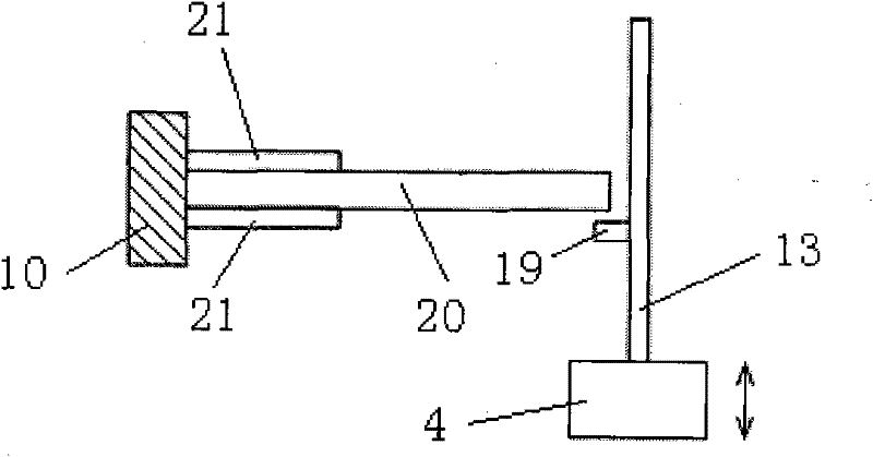 Wave power piezoelectric generating device