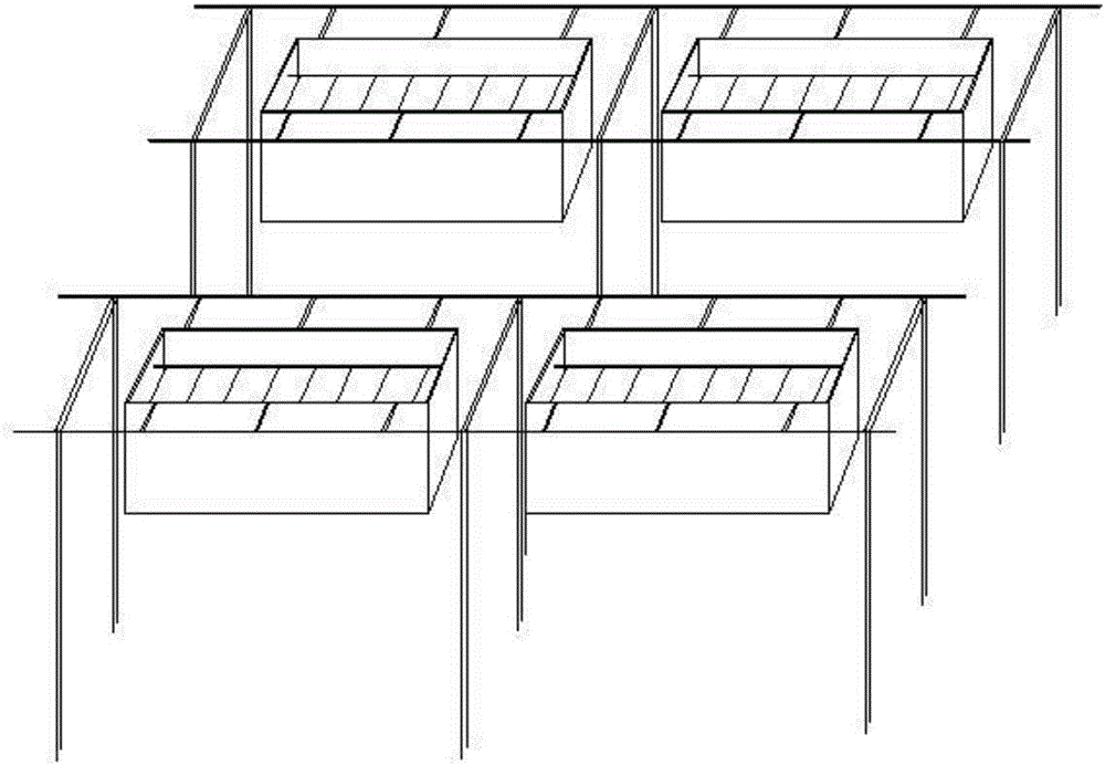 A winter pond net cage intermediate culture method for stichopus japonicus larvae