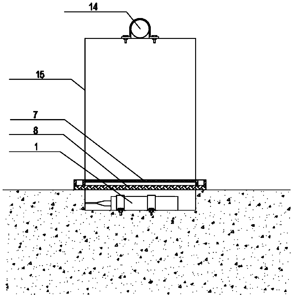 Structure and method for monitoring hydraulic tunnel dynamic water pressure based on velocity head correction