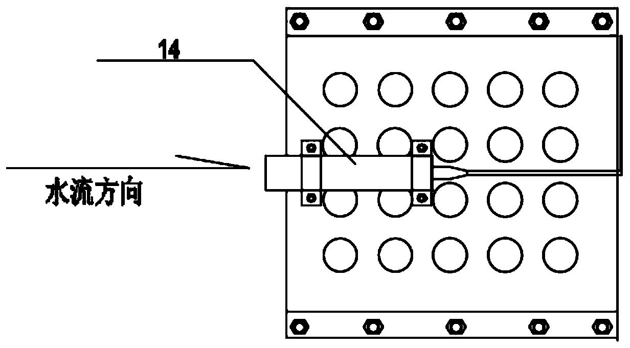 Structure and method for monitoring hydraulic tunnel dynamic water pressure based on velocity head correction