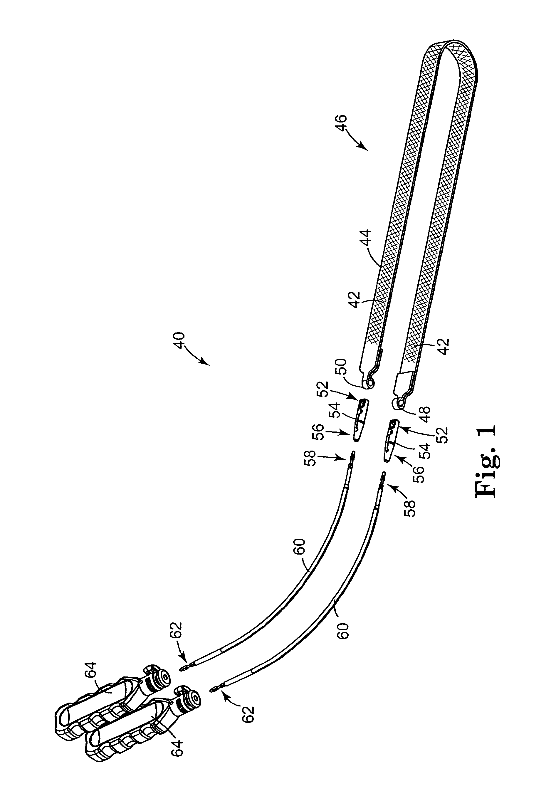 Sling assembly with secure and convenient attachment