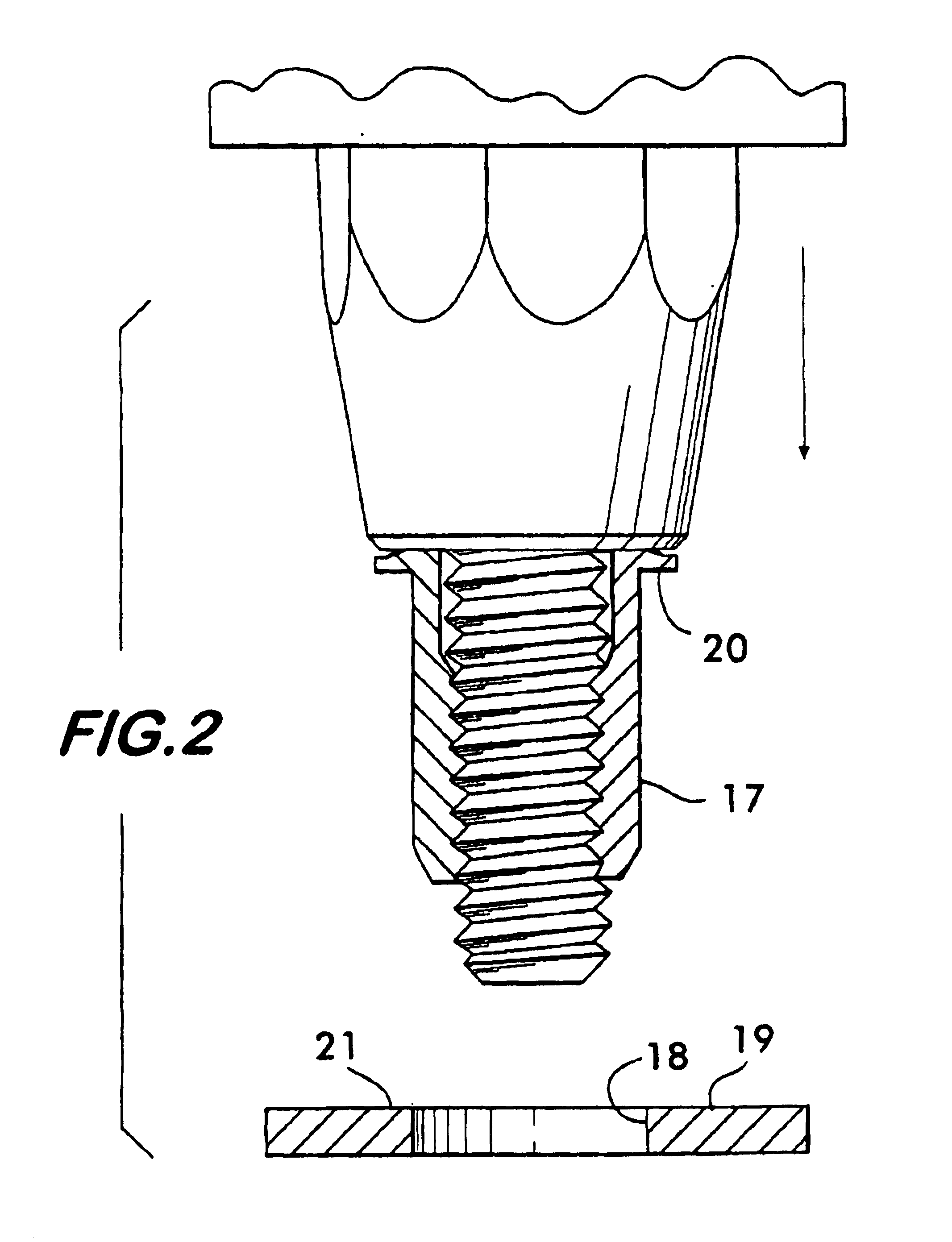 Method for installing blind threaded inserts