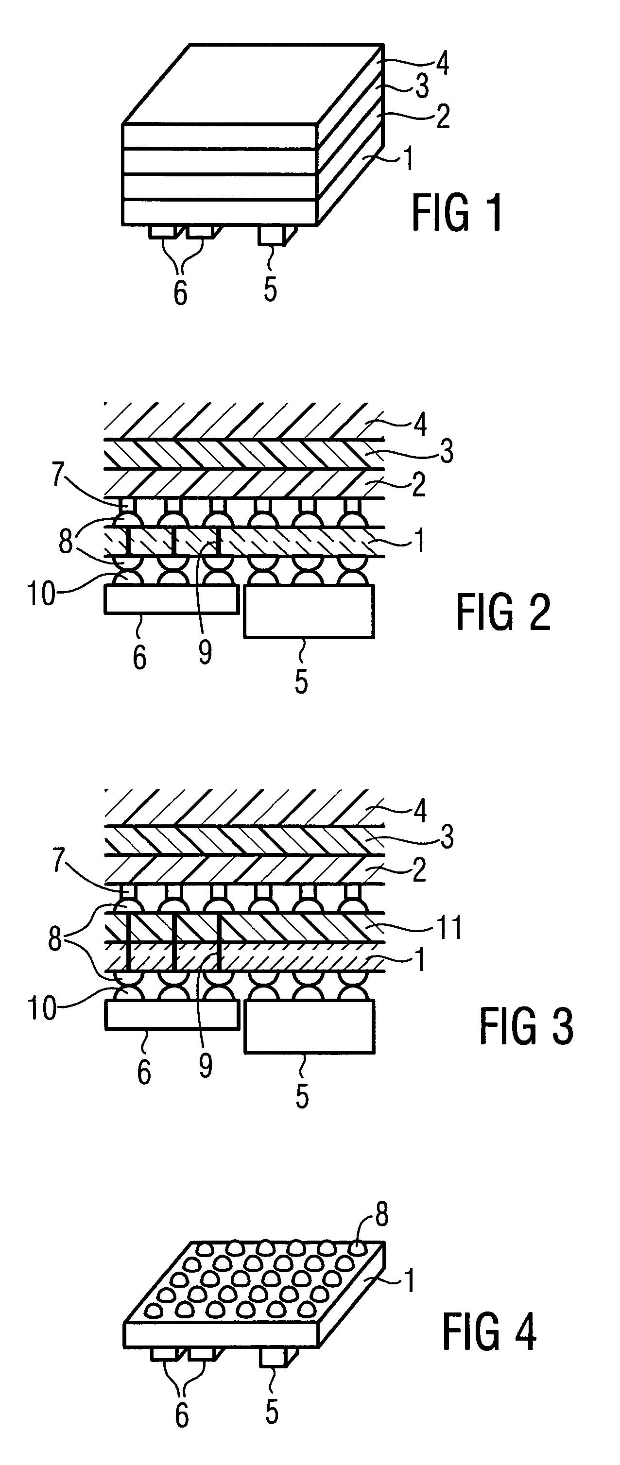 Image detector for x-ray devices with rear-contact organic image sensors