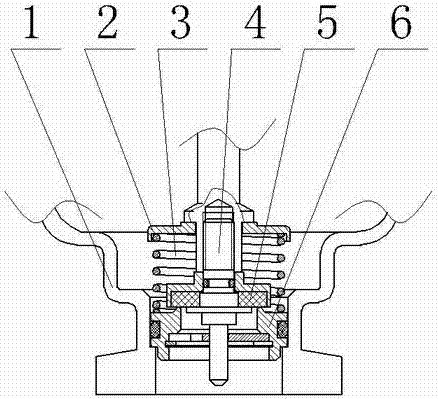 Anti-fatigue impact-resistant pressure relief valve and manufacturing method thereof