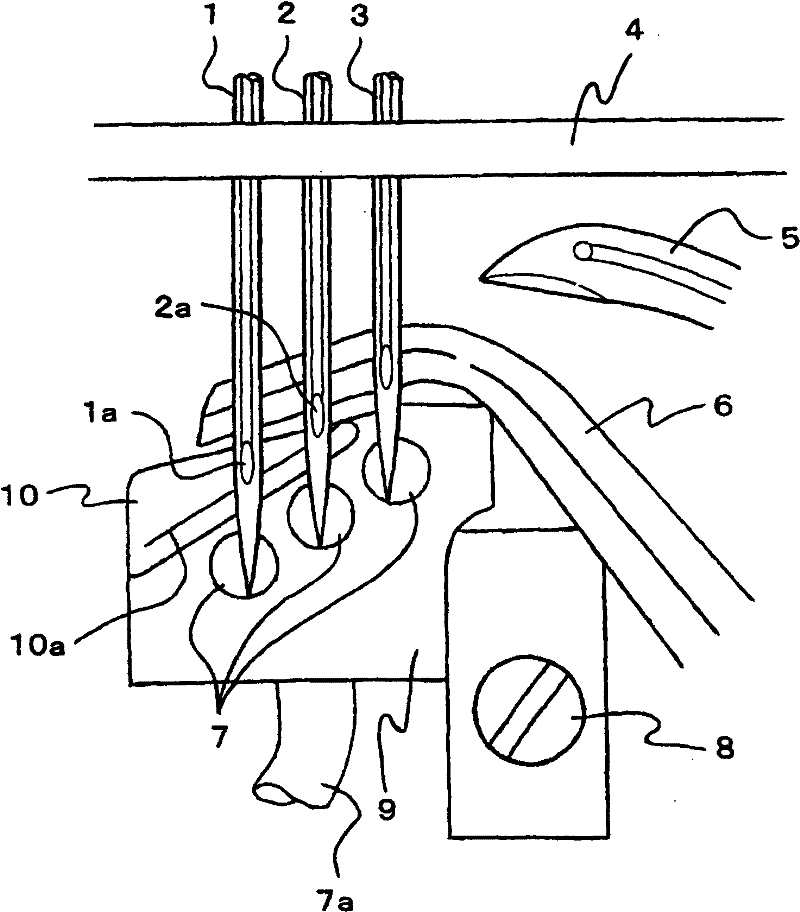 Break detecting device of sewing machine needle