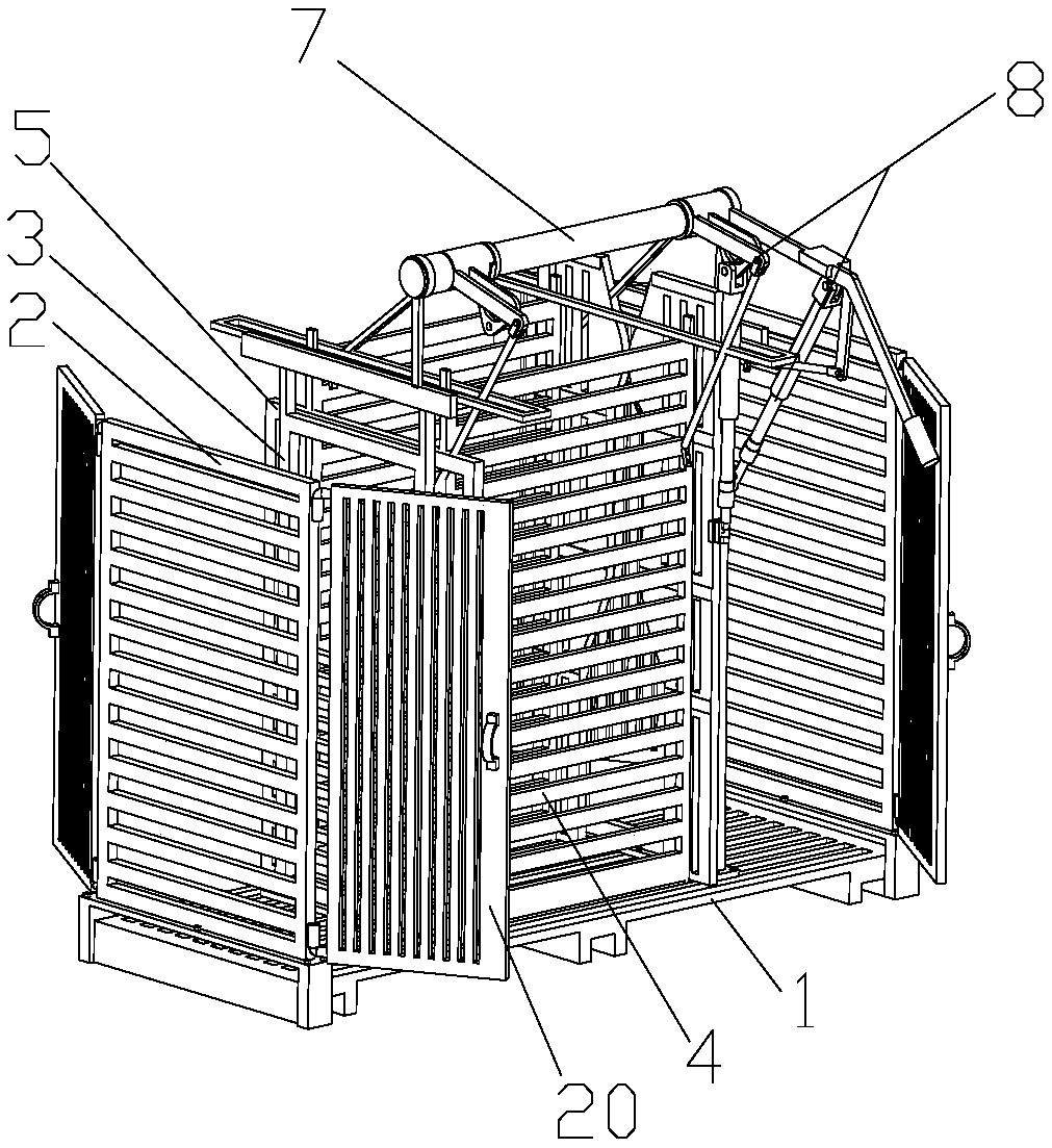 Ruminant combined type squeeze chute