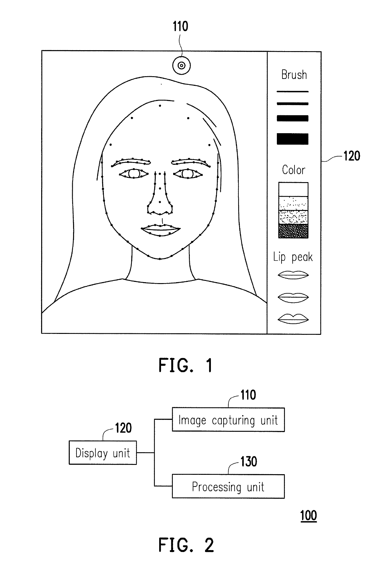 Lip gloss guide and method thereof