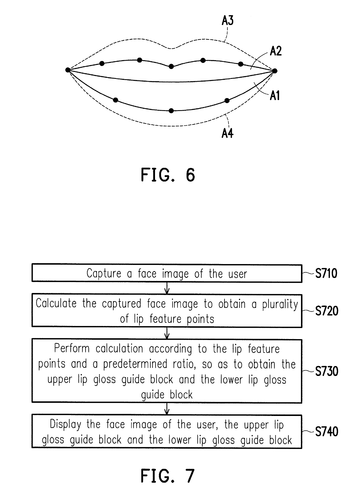 Lip gloss guide and method thereof