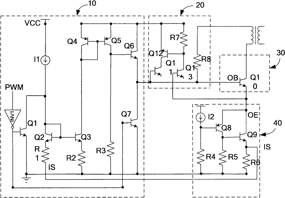 Pulse width modulation control circuit of AC/DC switch power supply