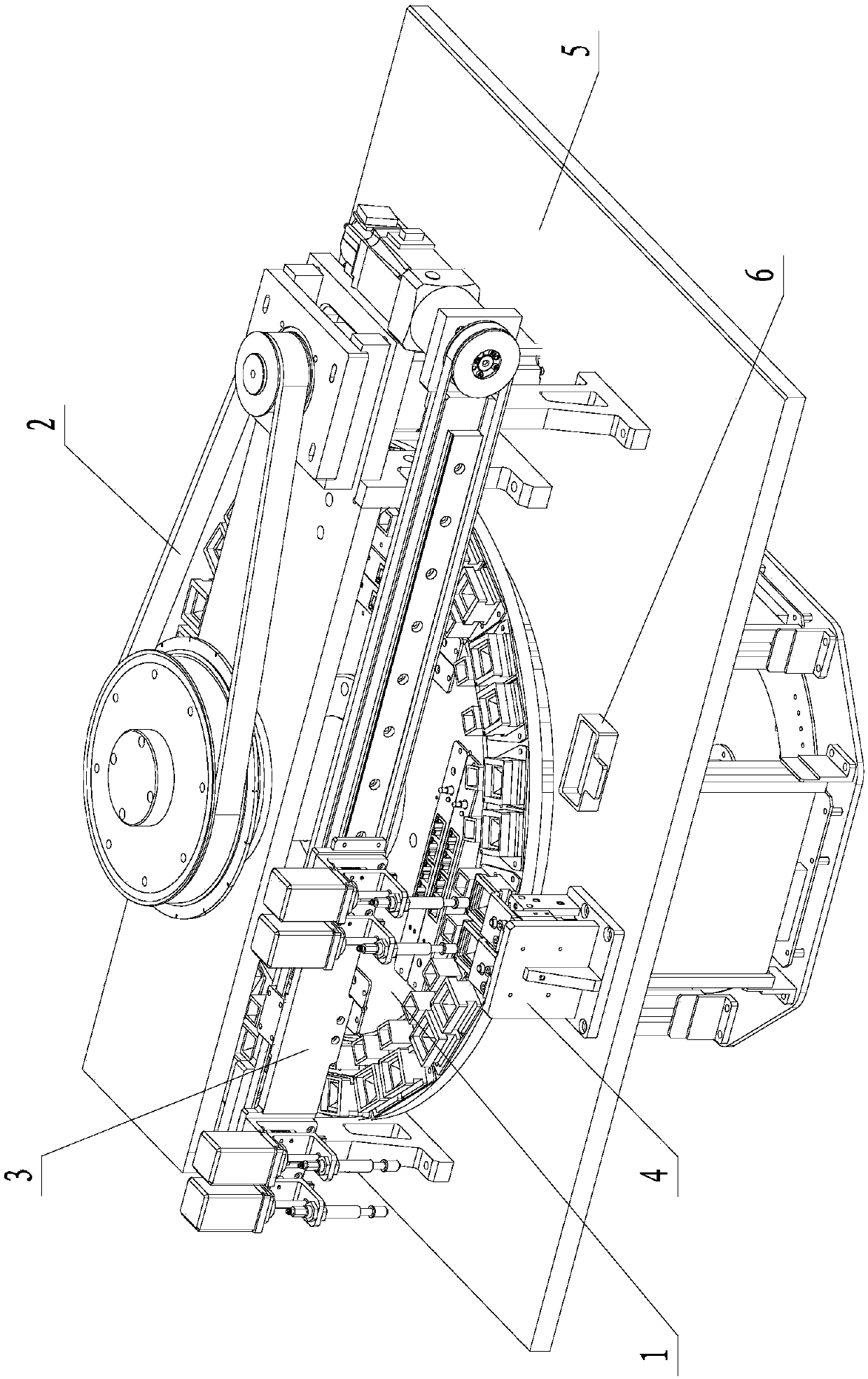 Chip writing mechanism for chip personalized data writing machine