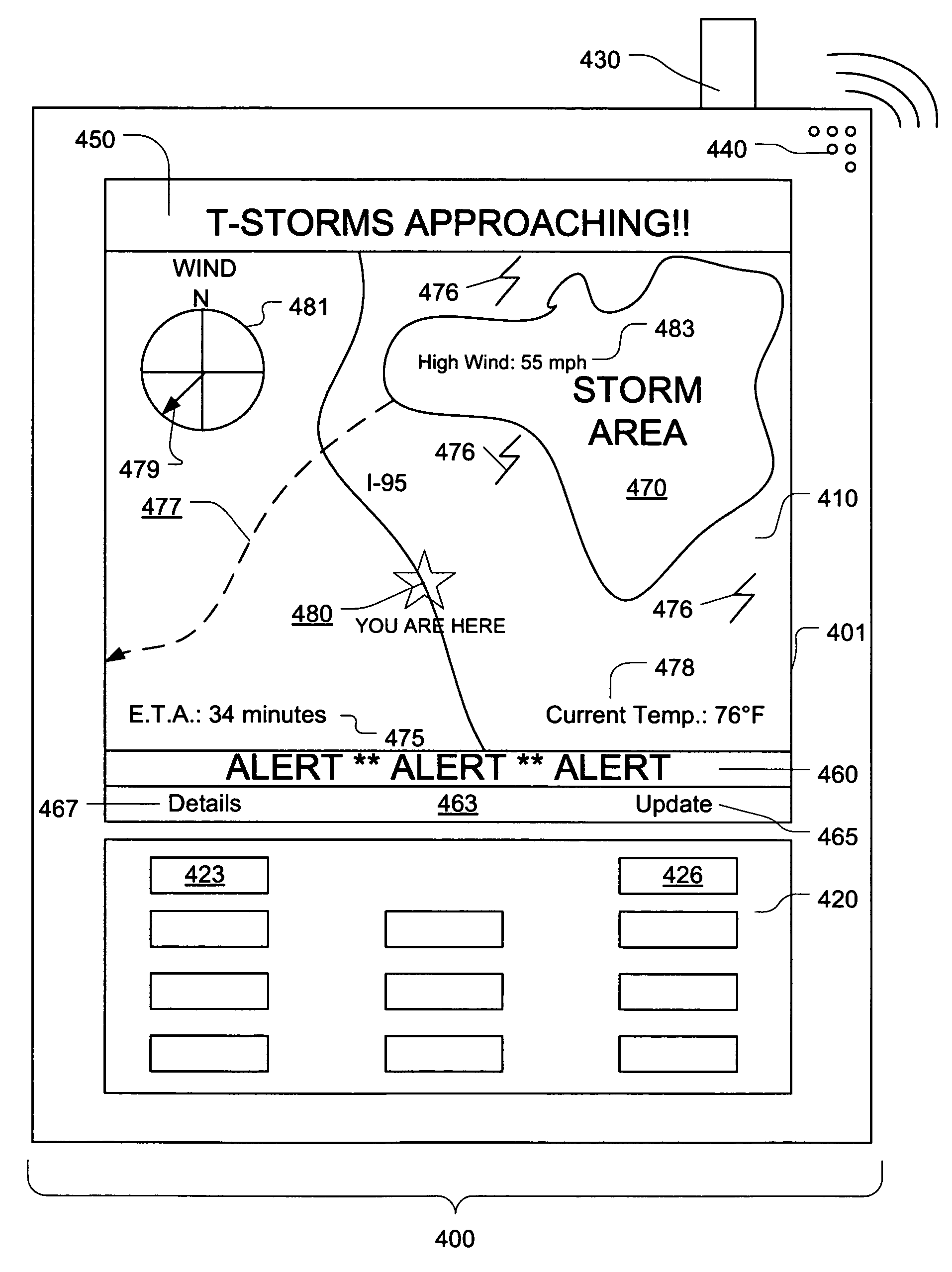 Method and system for generating and sending user-centric weather alerts