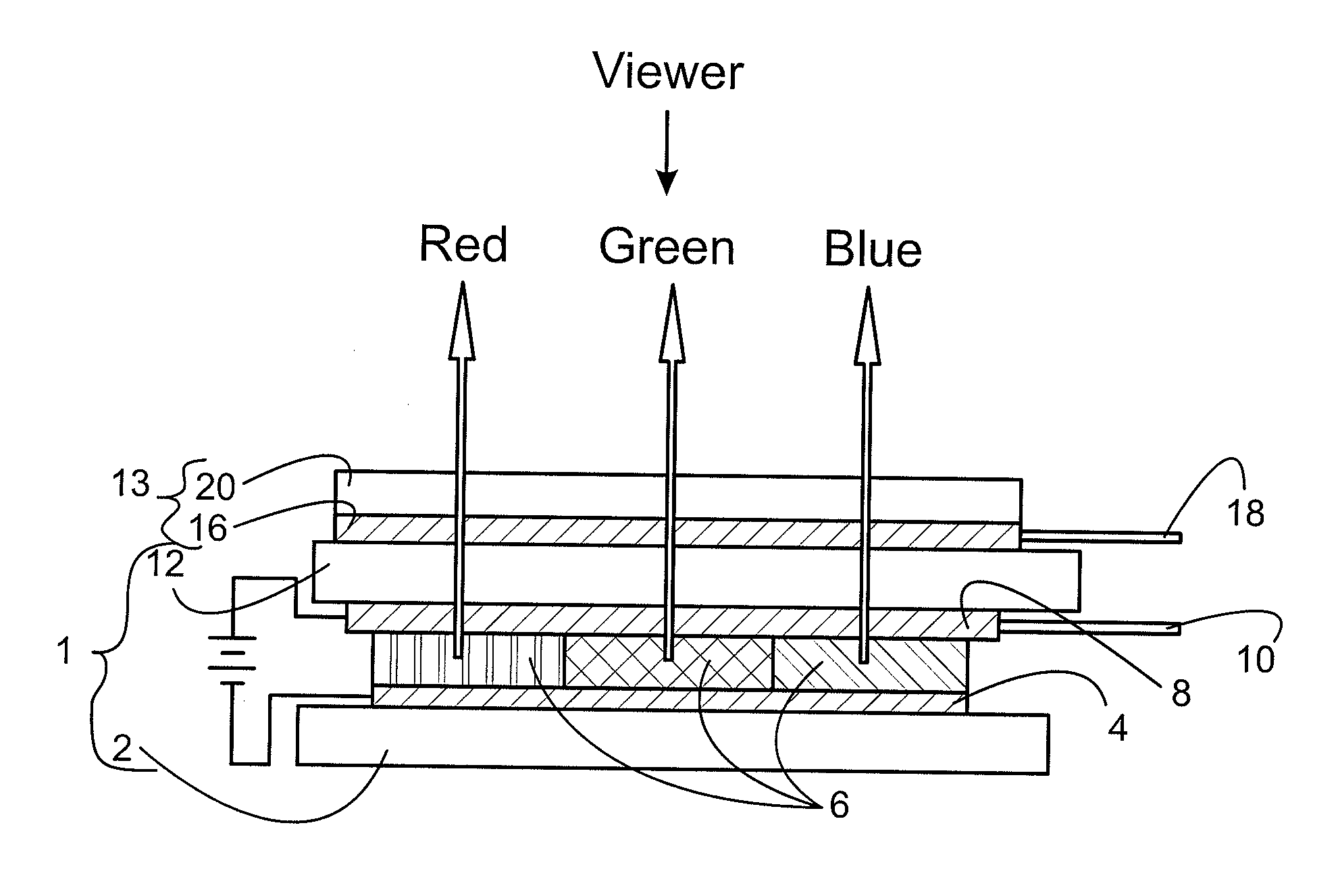 Touch screen and method for manufacturing a touch screen