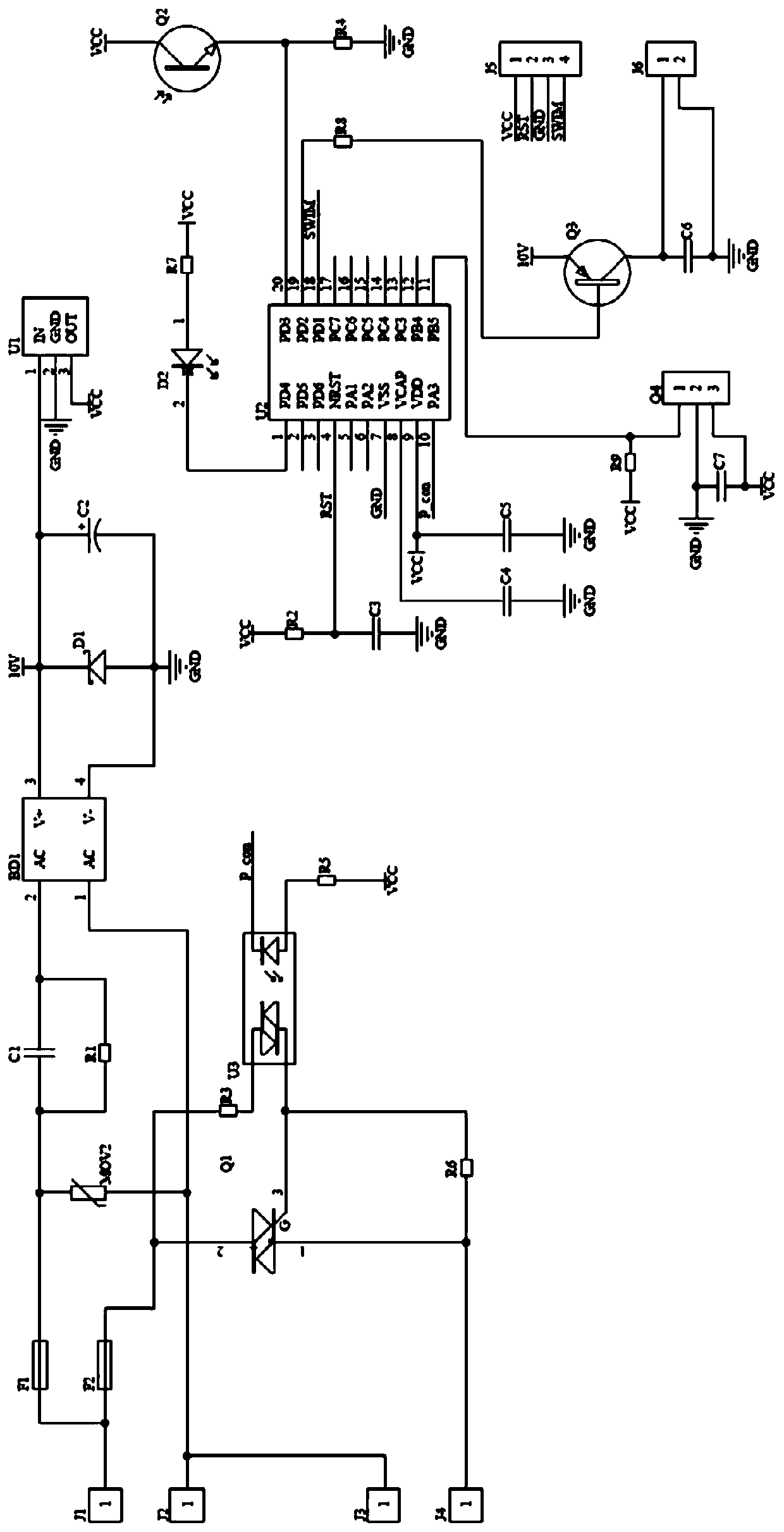 Intelligent switch control management device and method suitable for street lamp