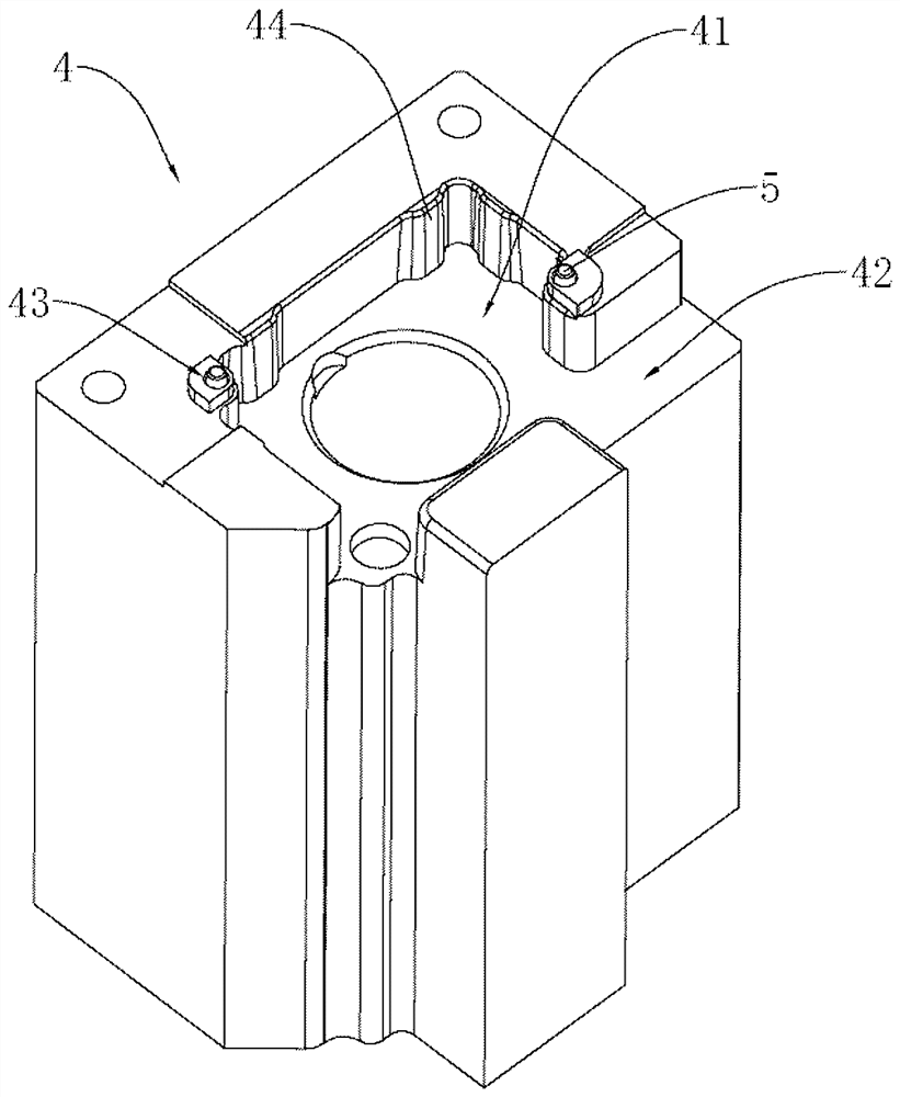 A camera cover processing jig