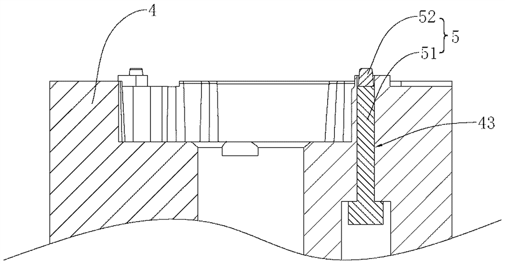 A camera cover processing jig