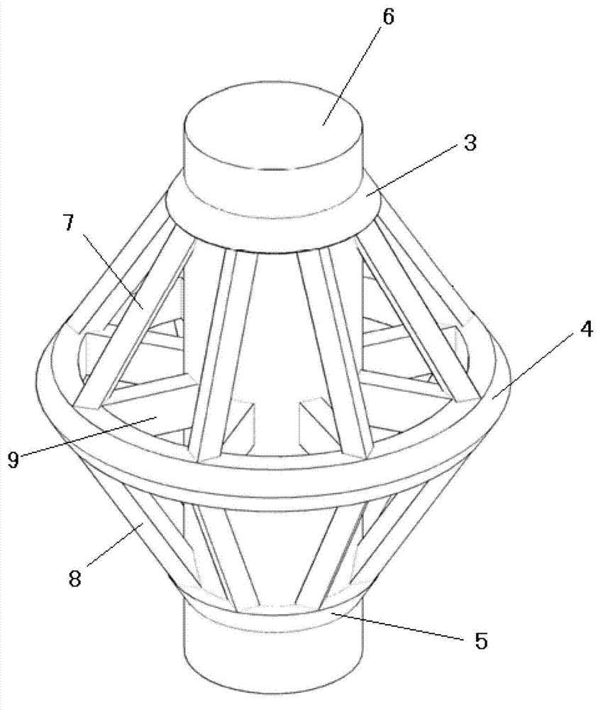 Ocean platform wave removal icebreaking structure