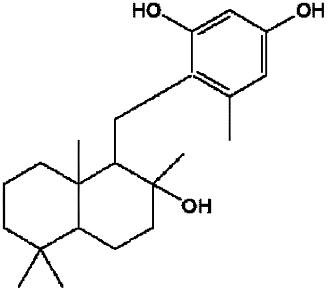 A kind of natural small molecular compound and its application in the preparation of antitumor drugs