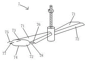 Novel defoaming and stirring device