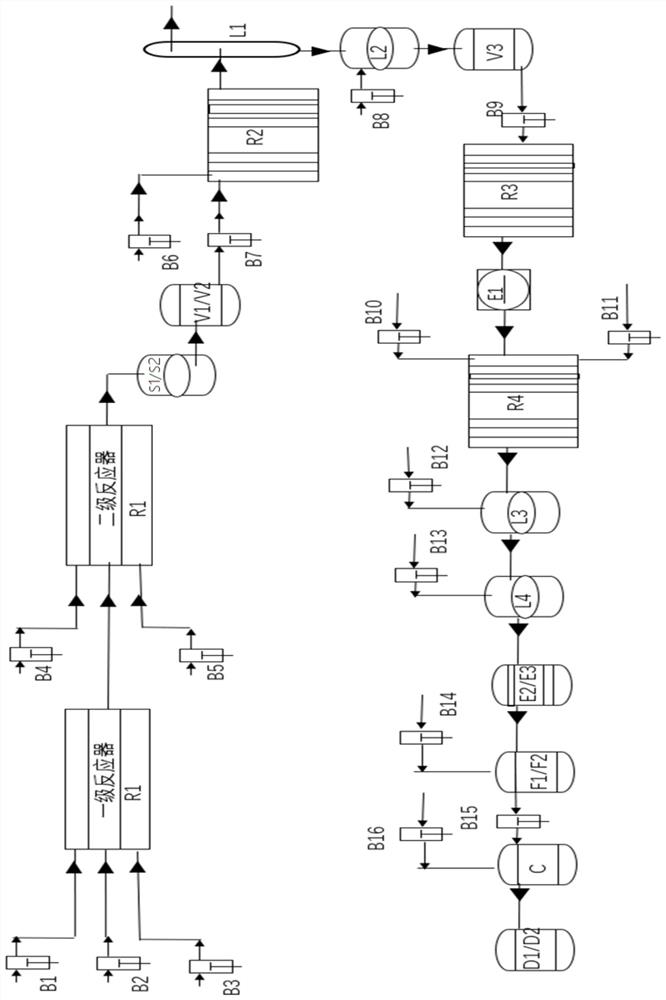 Continuous production method and device of meropenem side chain