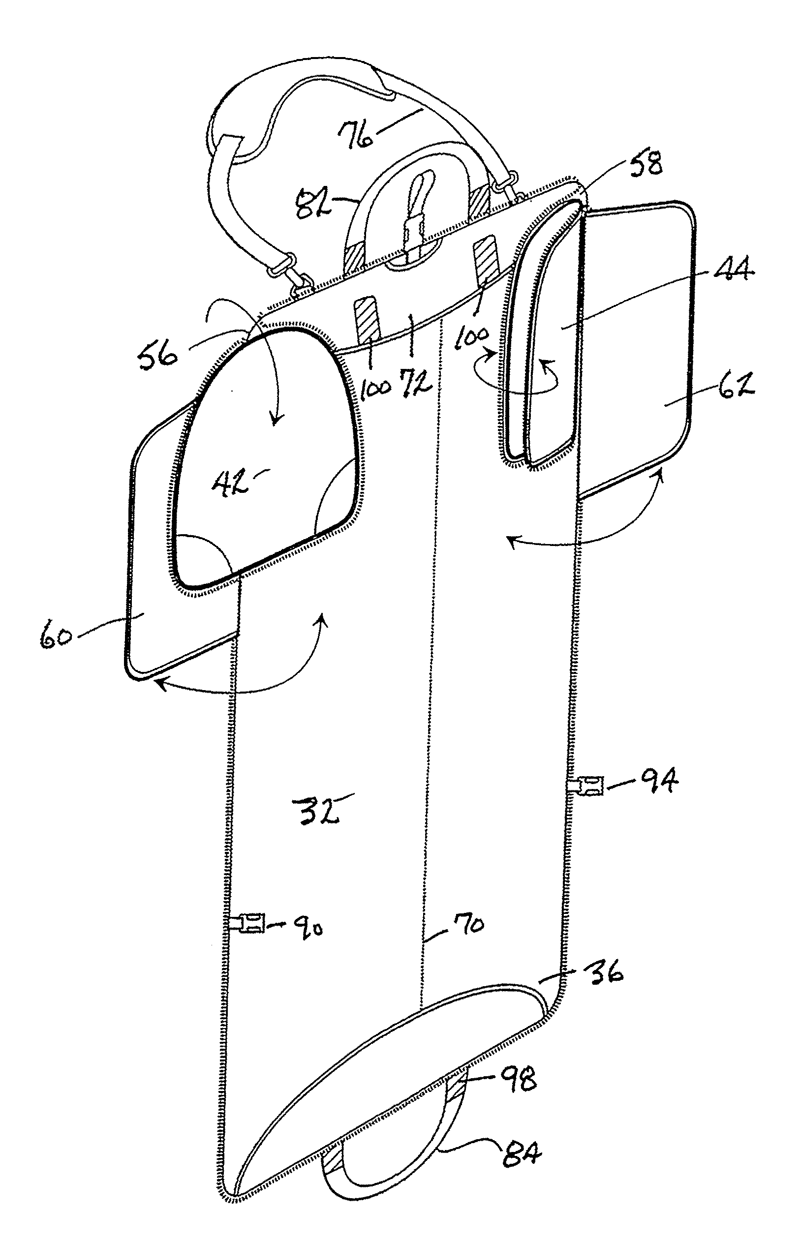 Combination duffle and garment bag