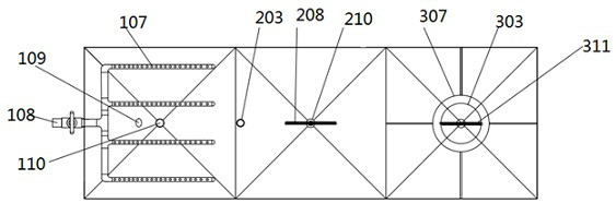 Railway excrement and urine wastewater treatment system