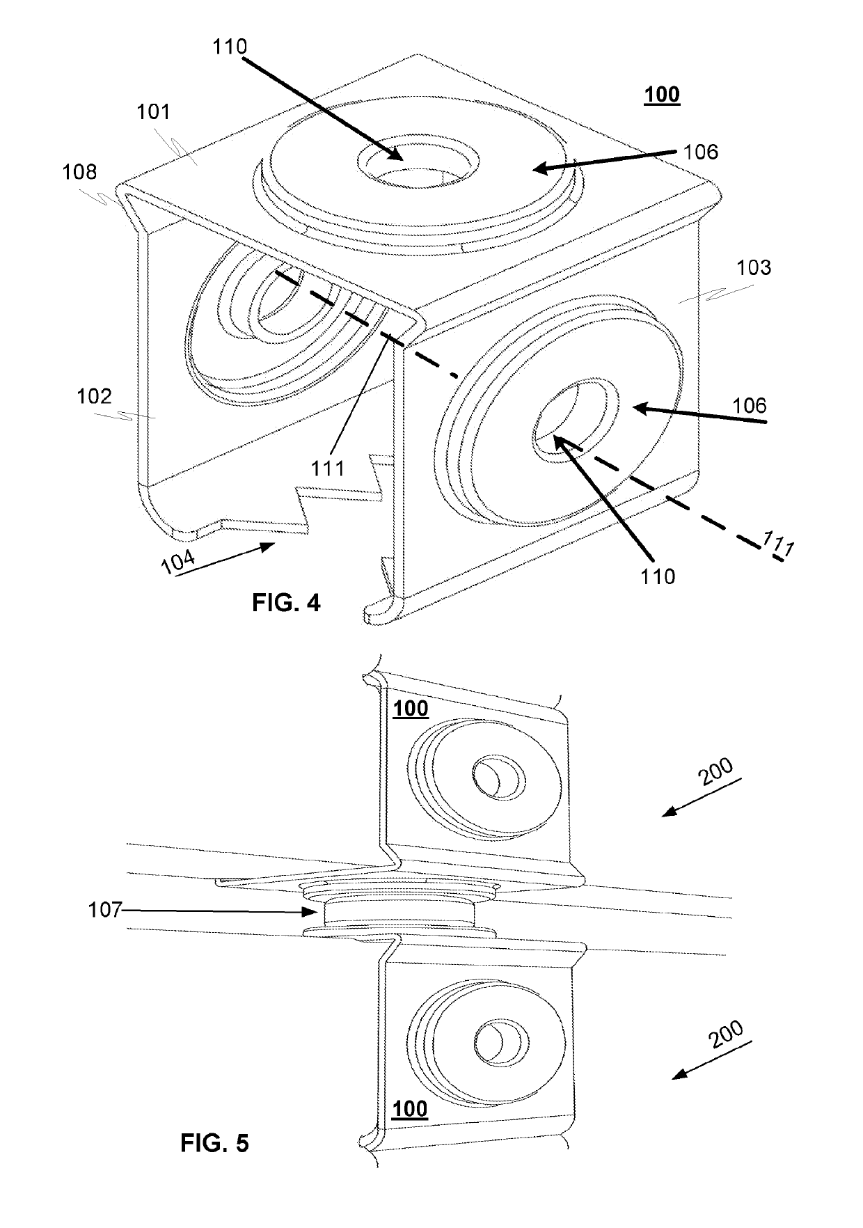 A fastening device for fastening elements