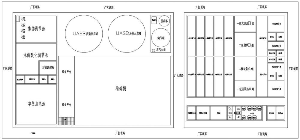 Pig breeding wastewater treatment system and application method