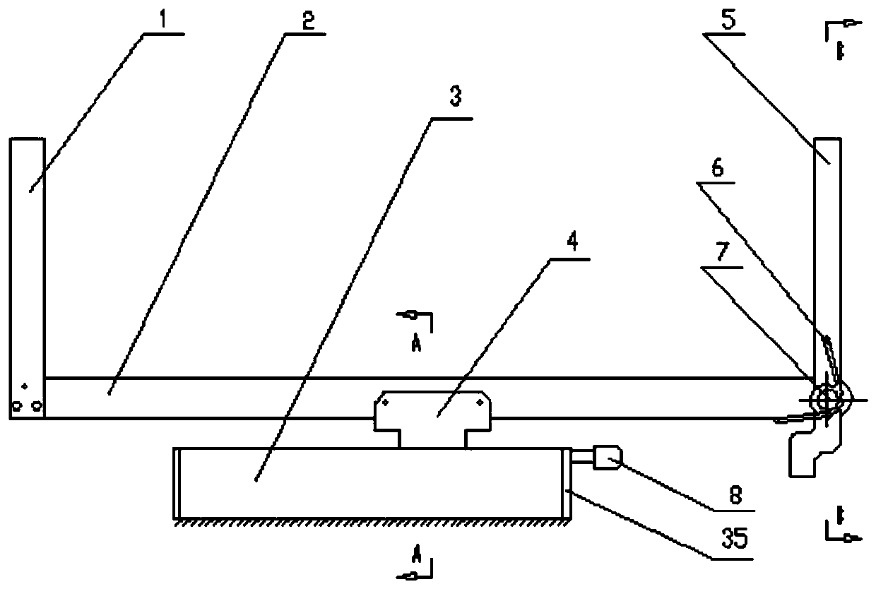 An upright car wiper