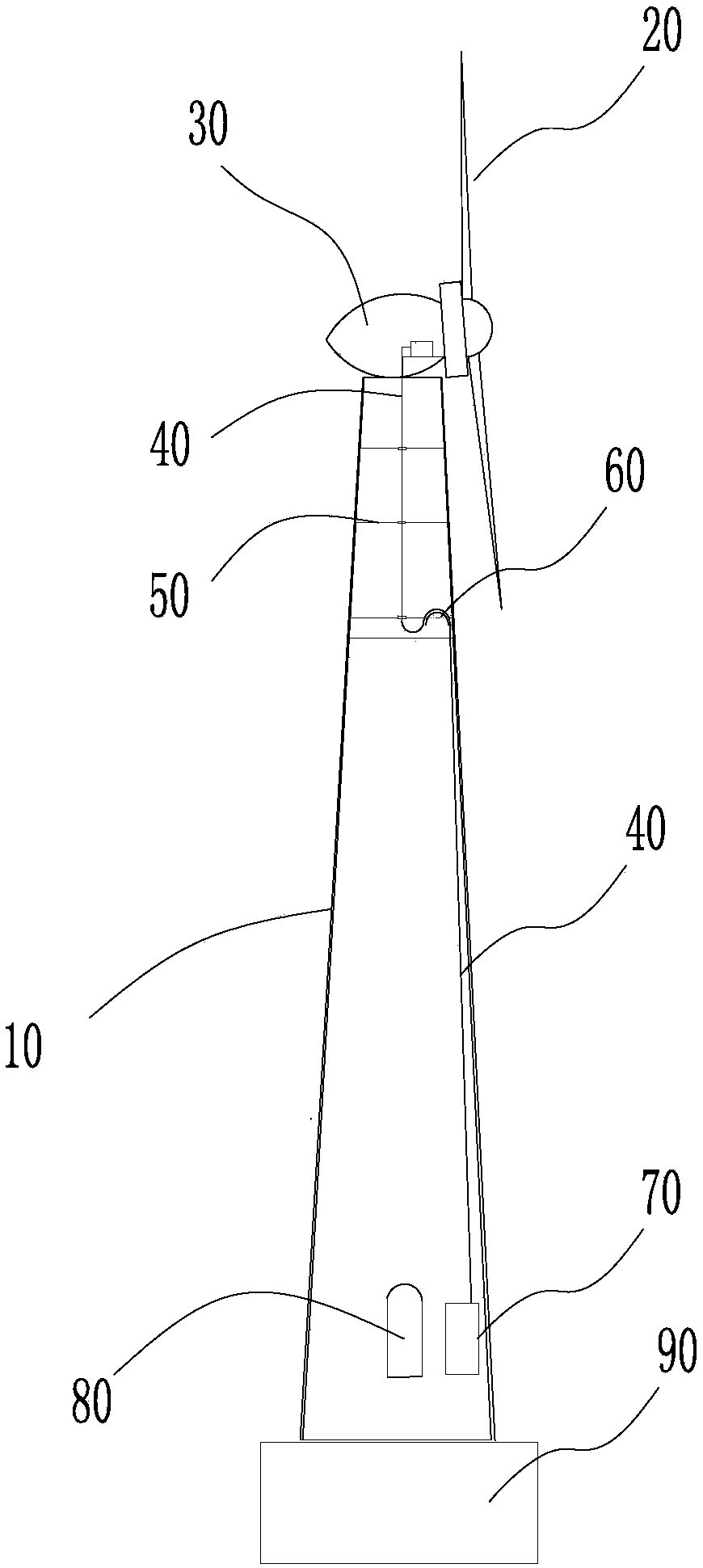 Enclosing structure capable of inhibiting vortex-induced vibration and method for inhibiting vortex-induced vibration