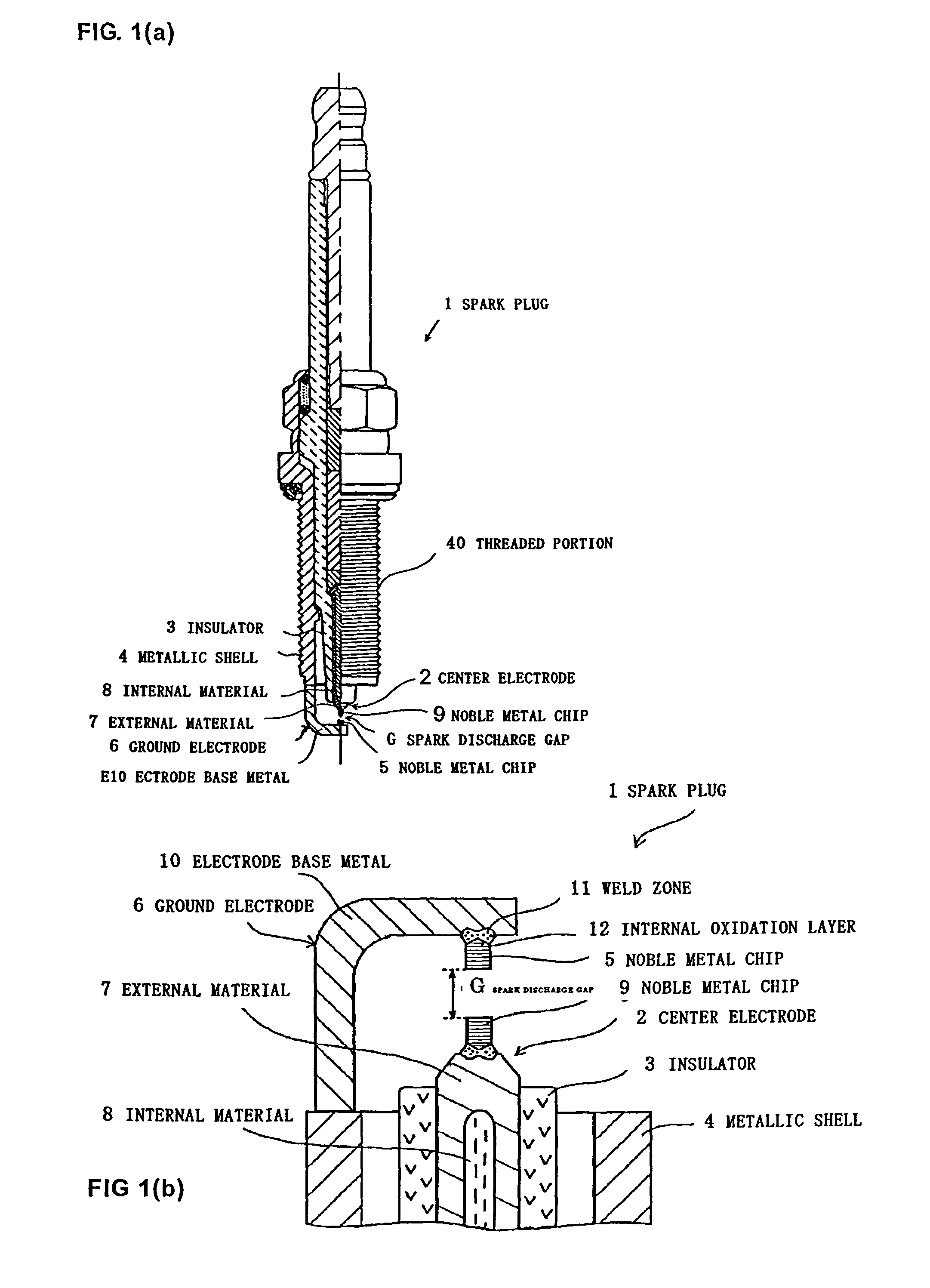 Spark plug and process for producing the spark plug