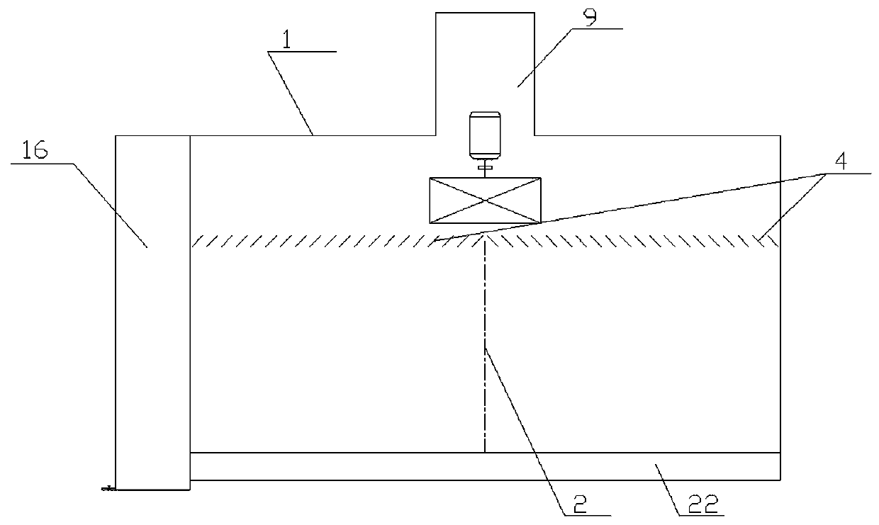 Water curtain type range hood