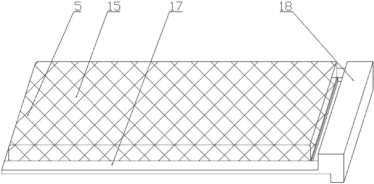 An electroplating wastewater treatment device