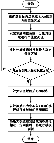 Maximally stable extremal region characteristic-based extended target tracking method