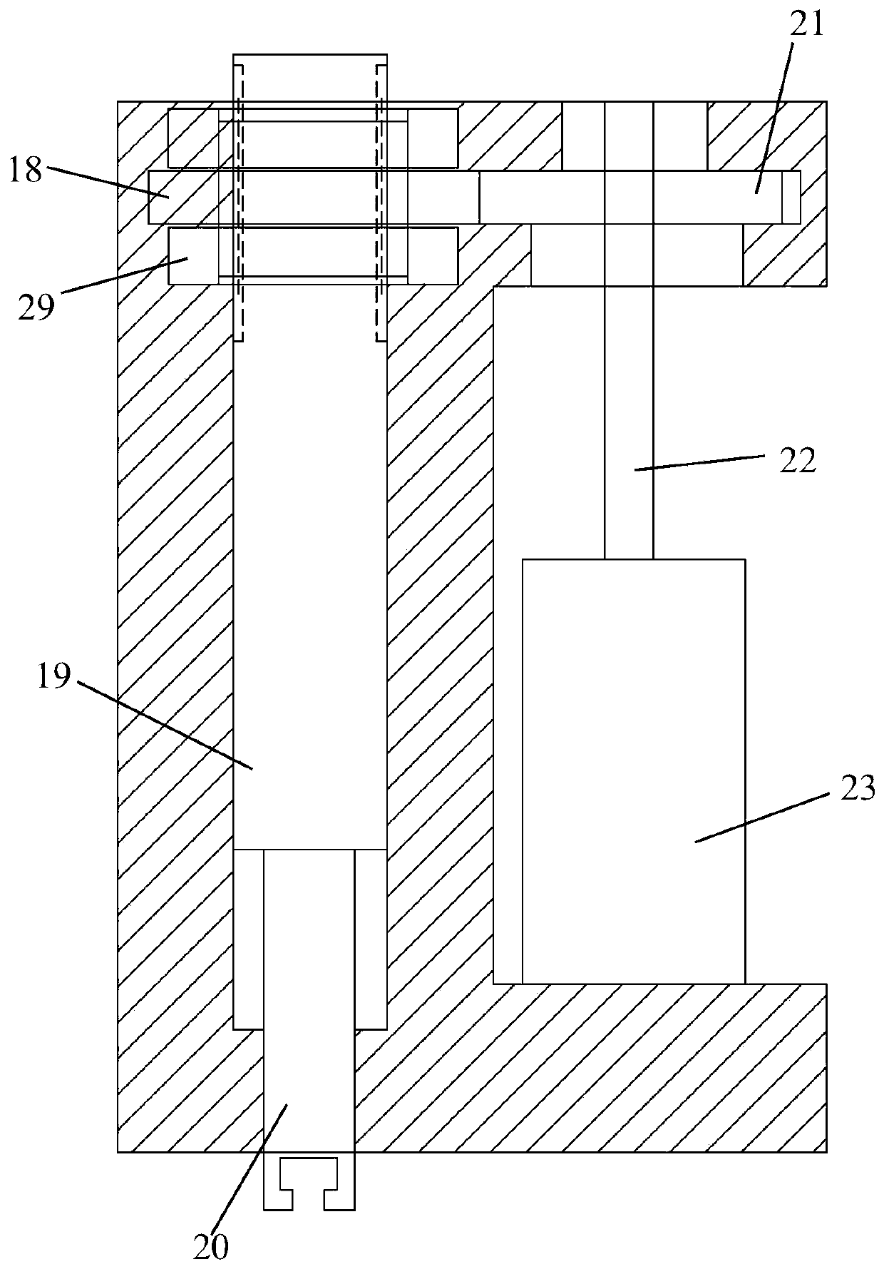 Optical fiber core remote intelligent scheduling exchange system