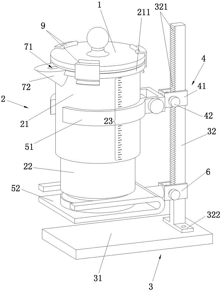 Food contact material single-face soaking device