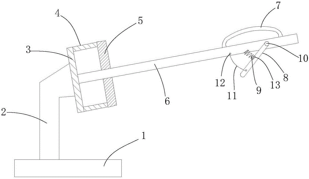 Electrophoretic painting clamp for shock absorber