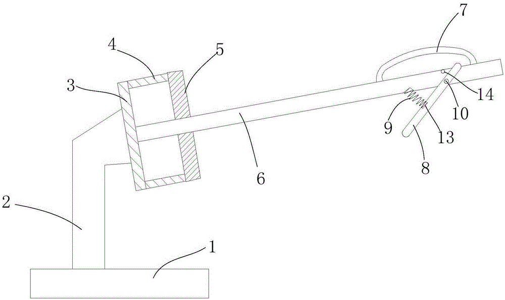 Electrophoretic painting clamp for shock absorber