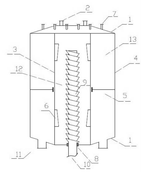 Overweight force field mass transfer and reaction device without gas phases